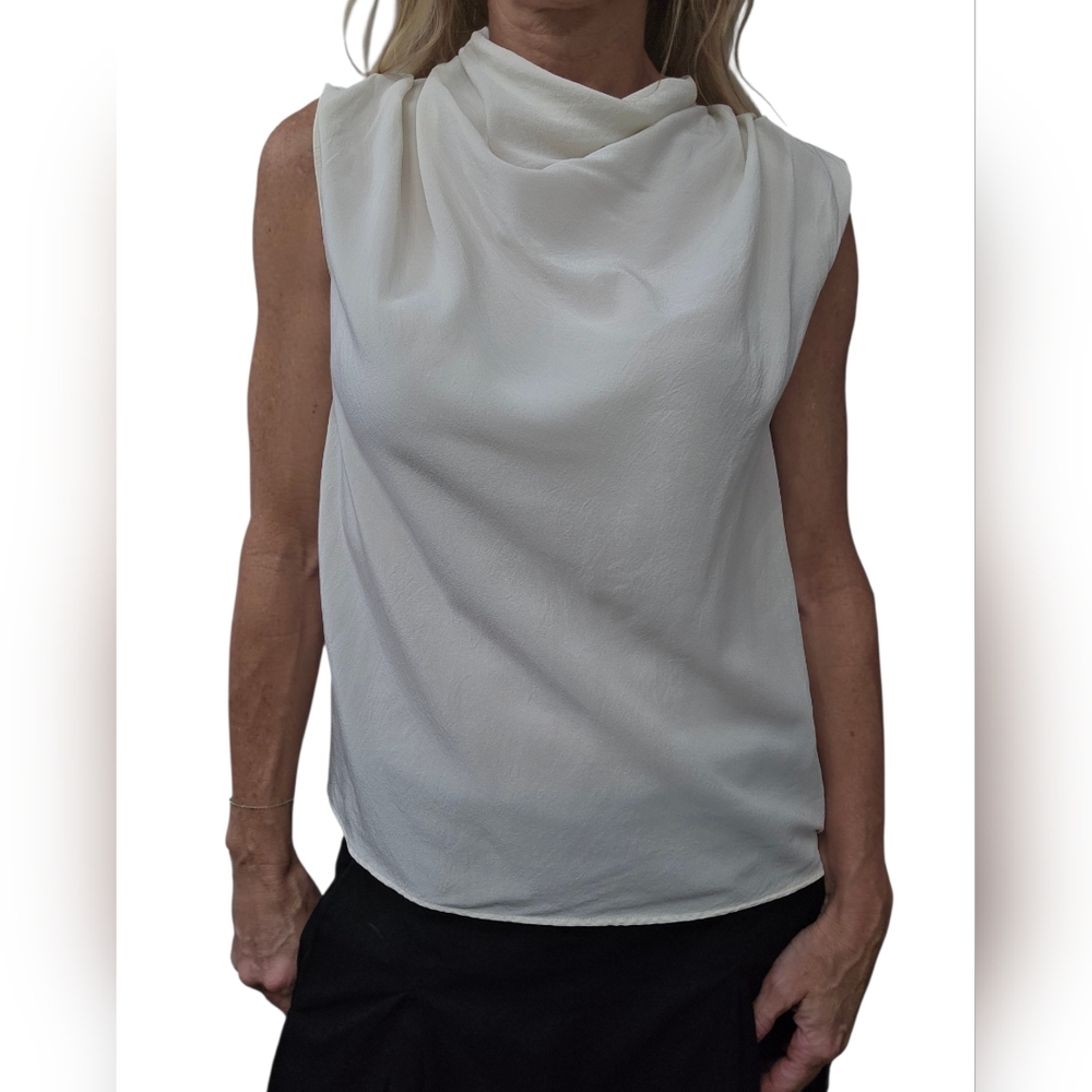 Not For Sale! Babaton Sleeveless Blouse Size XS Ivory